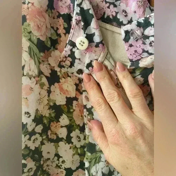 New Reiss SERENA Wide-Leg Pleated Multi-Color Floral Palazzo Pant… - Picture 12 of 13